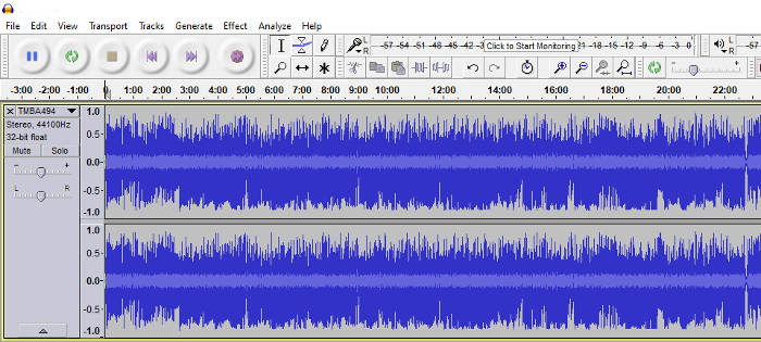 Audacity screenshot